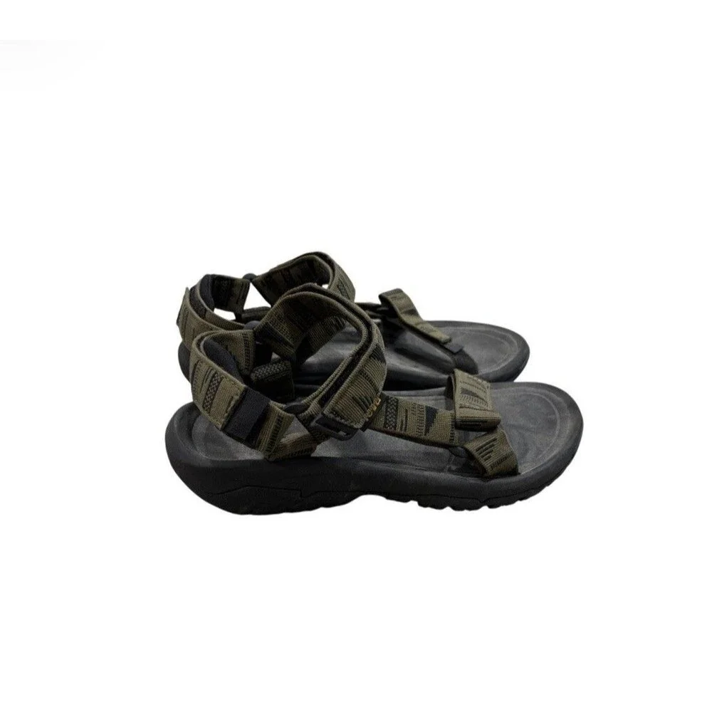 Teva Hurricane XLT2 Hiking Sandals Men 8 Chara Dark Olive Green Hook & Loop